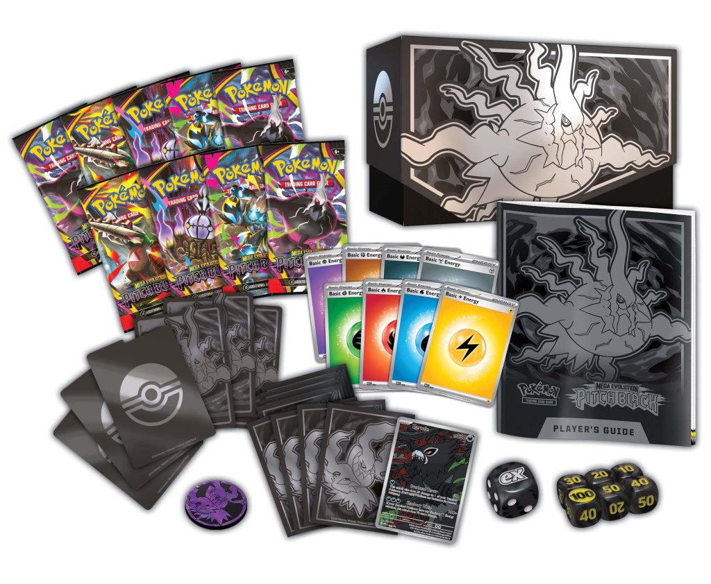Pokémon TCG: Mega Evolution— Pitch Black Elite Trainer Box COMING SOON!
