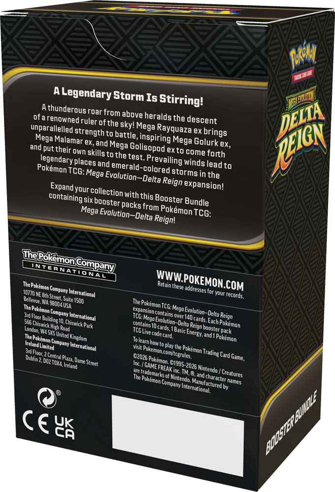 Pokémon TCG: Mega Evolution— Delta Reign Booster Bundle (Pre-Order)