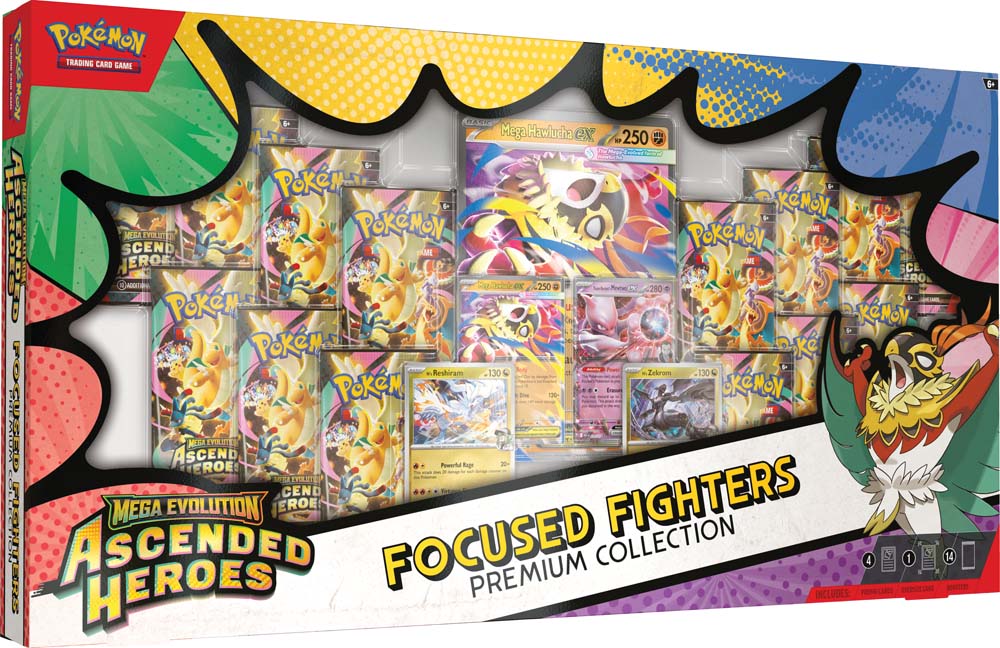 Pokémon TCG: Mega Evolution - Ascended Heroes Focused Fighters Premium Collection