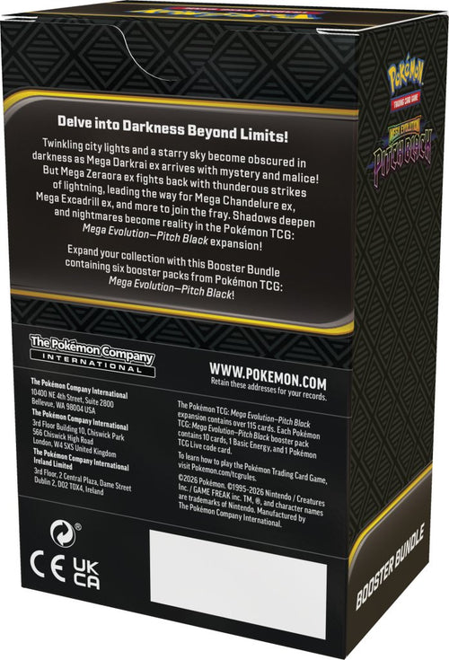 Pokémon TCG: Mega Evolution Pitch Black Booster Bundle